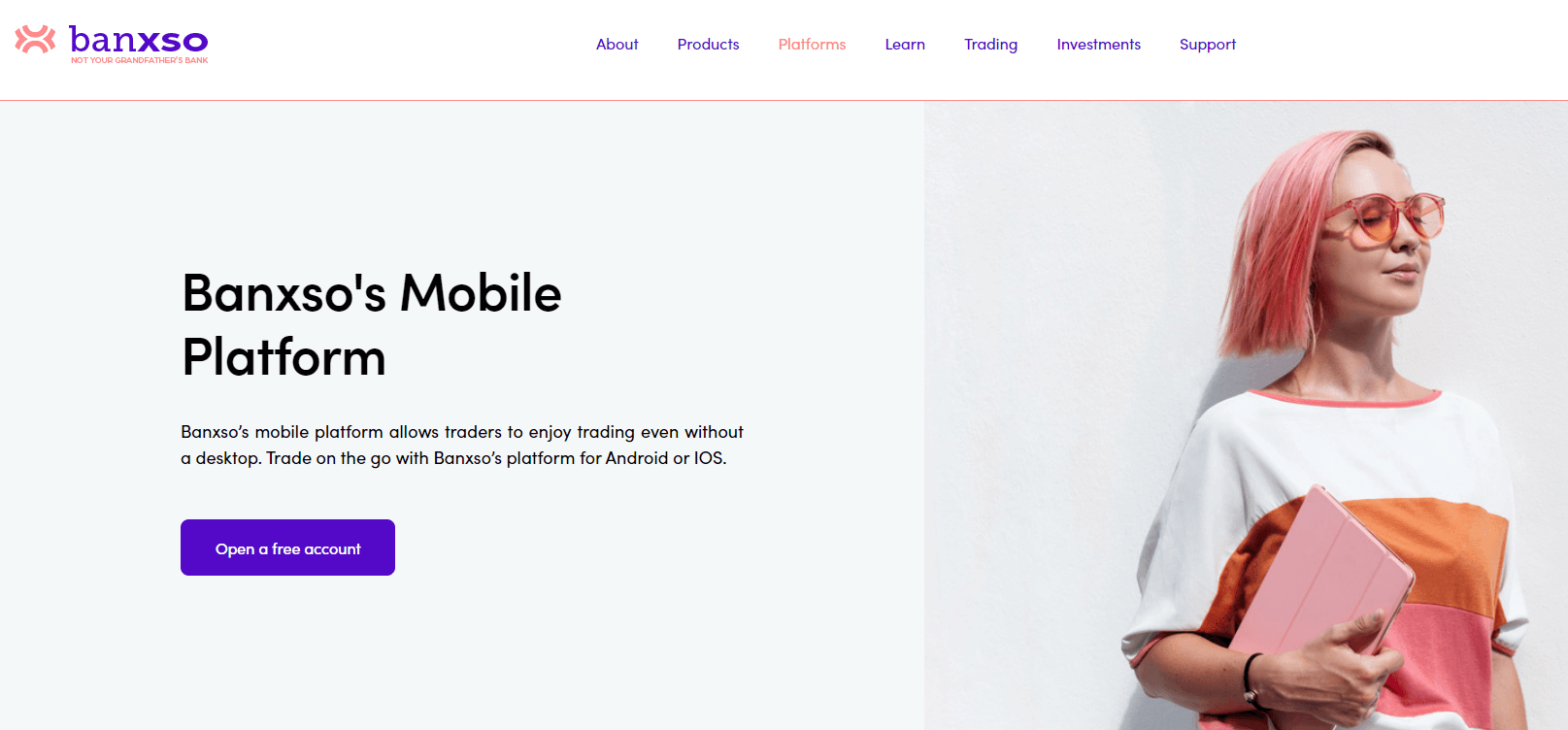Bansxo Review - Mobile Platform